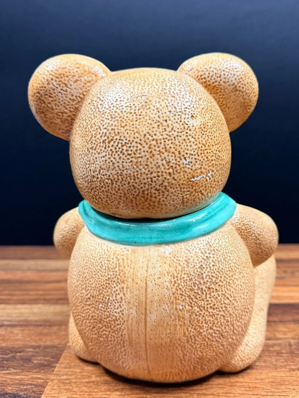 GKRO Teddy Bear with Basket of Apples Cookie Jar